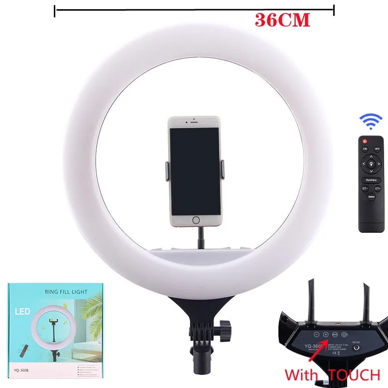 14 LED Ring Light Photographic Selfie Ring Lighting with Stand