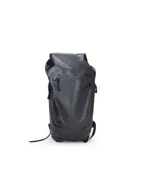 Advenire Waterproof Vertical Roll-Top Backpack - Black