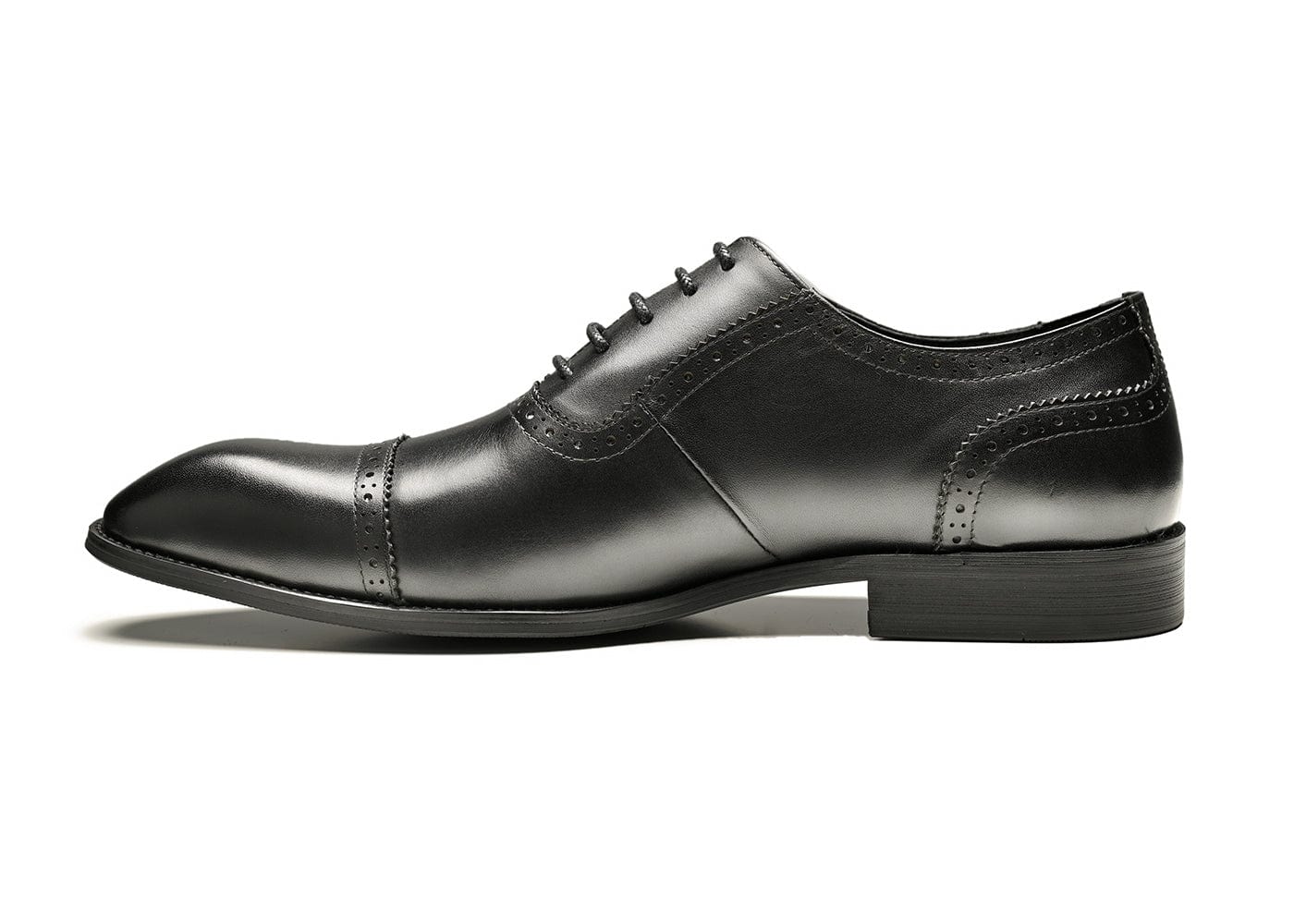 ALEX | Black Cap Toe Oxfords