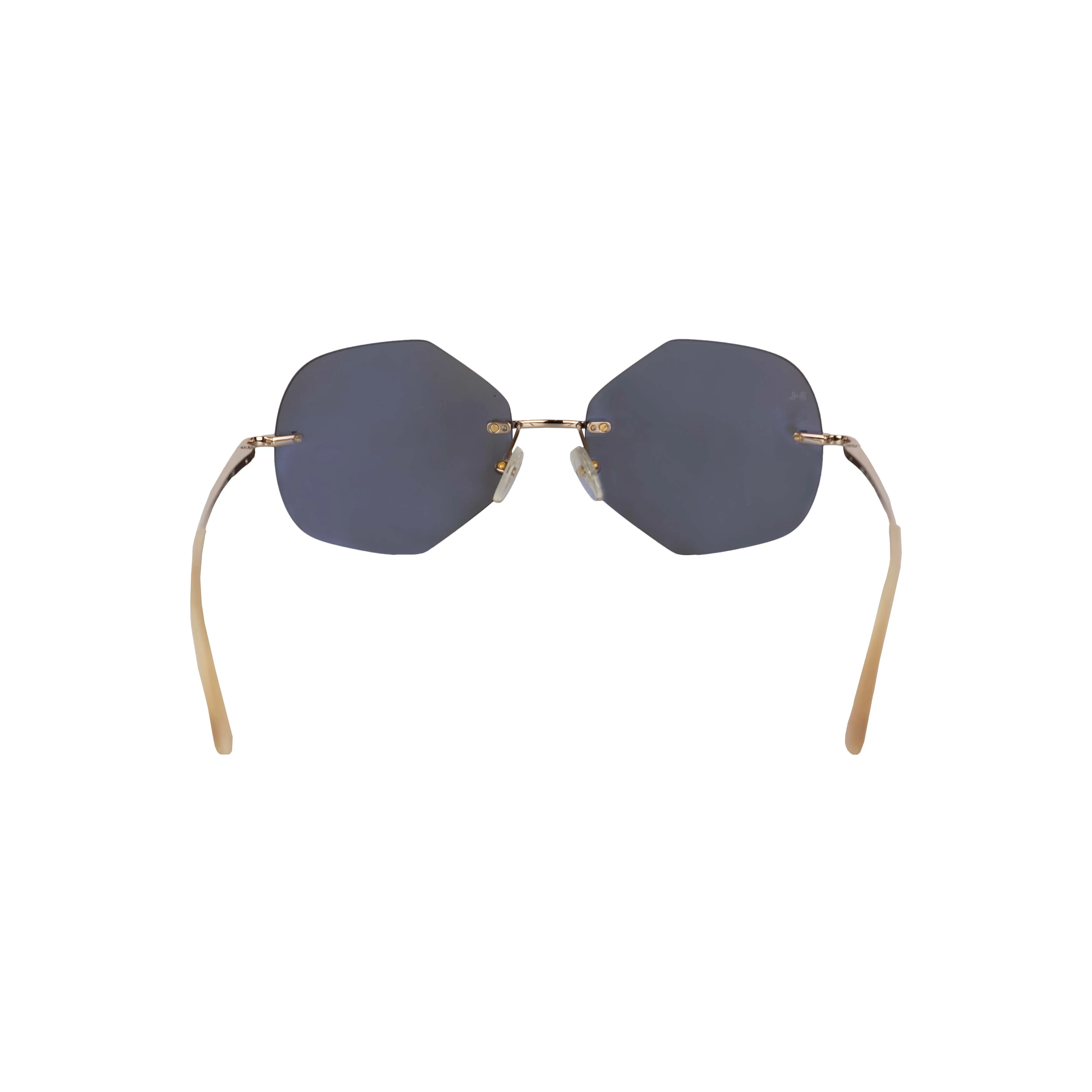 Bausch & Lomb Rimless Hexagon Sunglasses - '00s