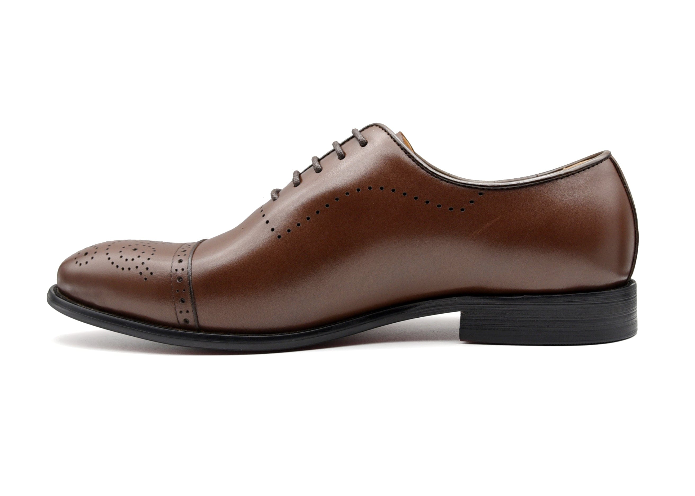 BENEDICT | Cognac Cap Toe Oxfords