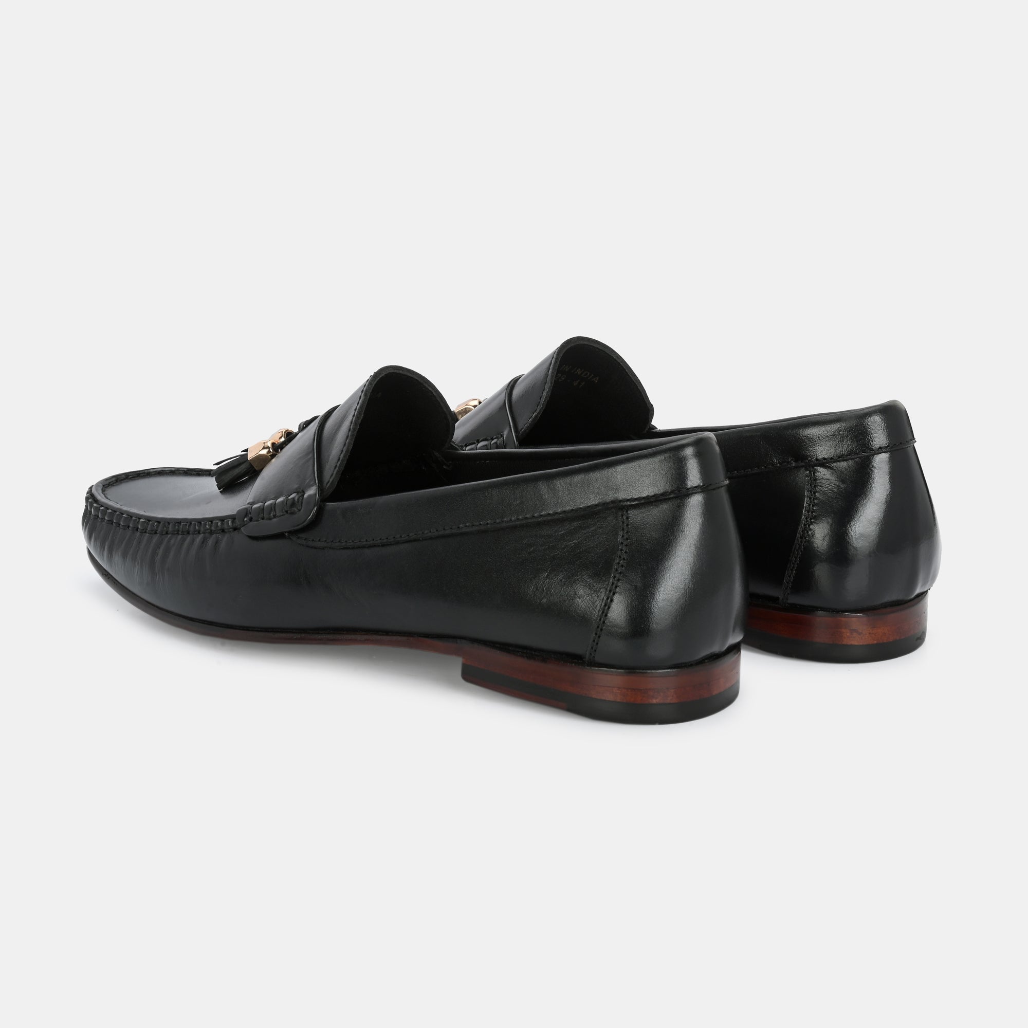 Black Tassel Loafers by Lafattio