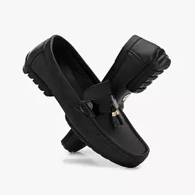 Black Tassel Loafers by Lafattio