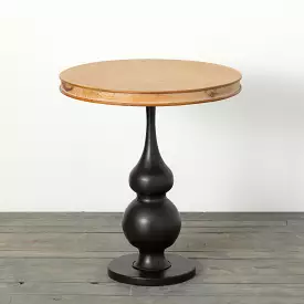 Black Wooden Accent Table