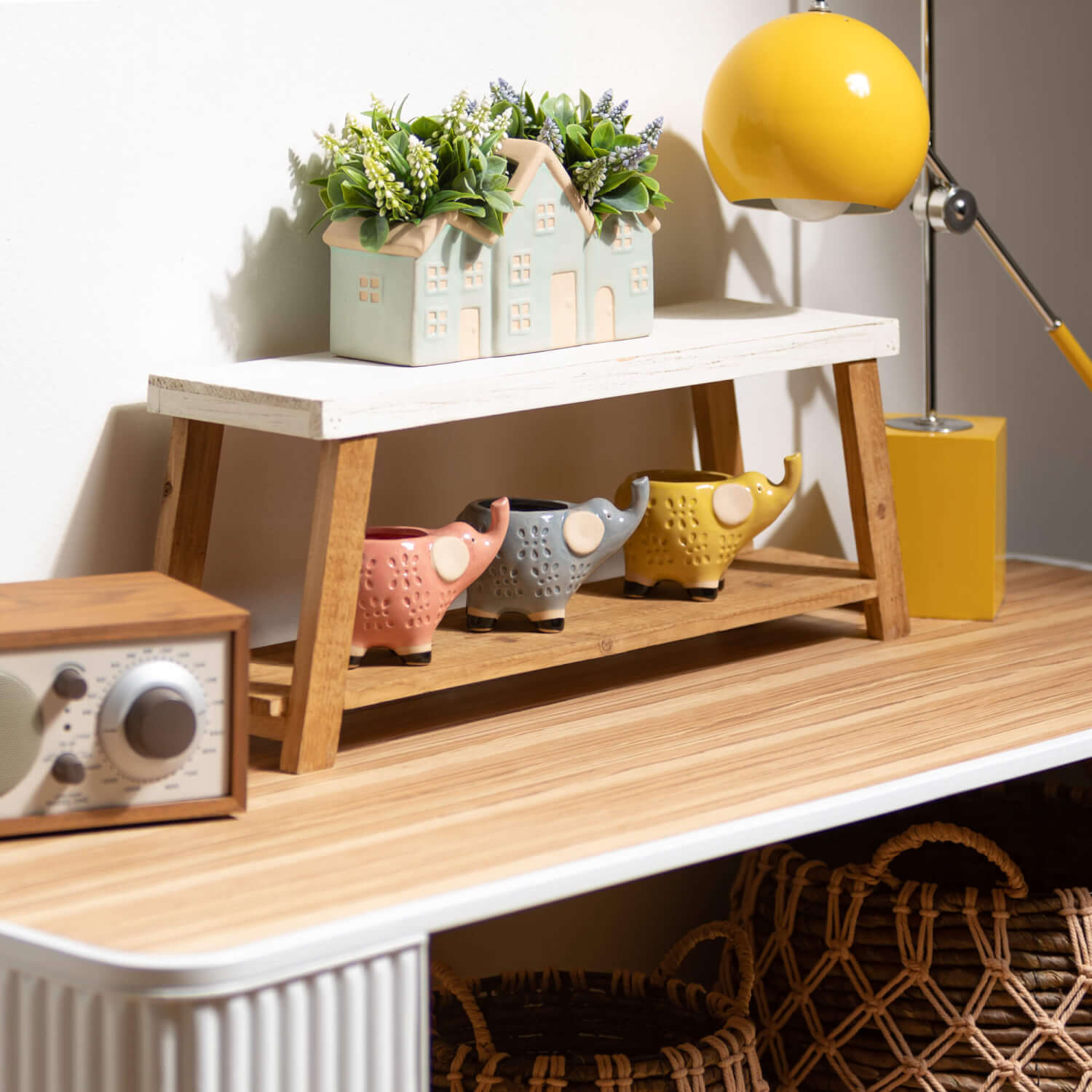 Boho Baskets With Macrame