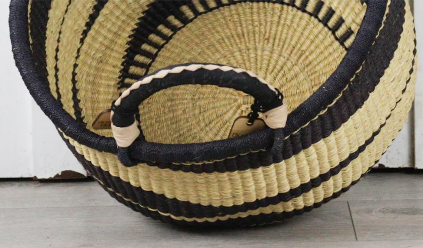 Bolga Baskets - Stripe