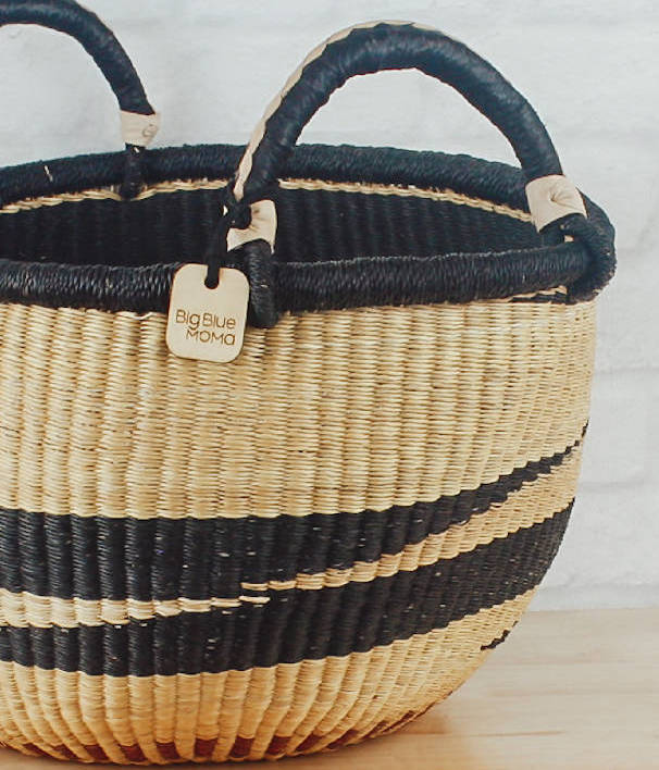 Bolga Baskets - Stripe