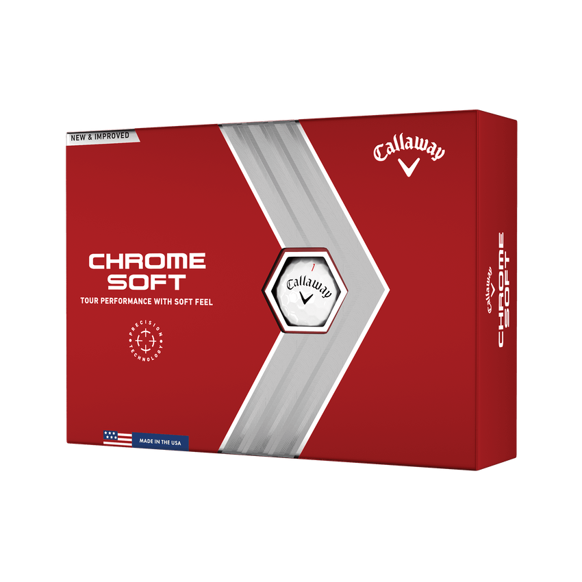 Callaway 2022 Chrome Soft Golf Balls White 12 Pack