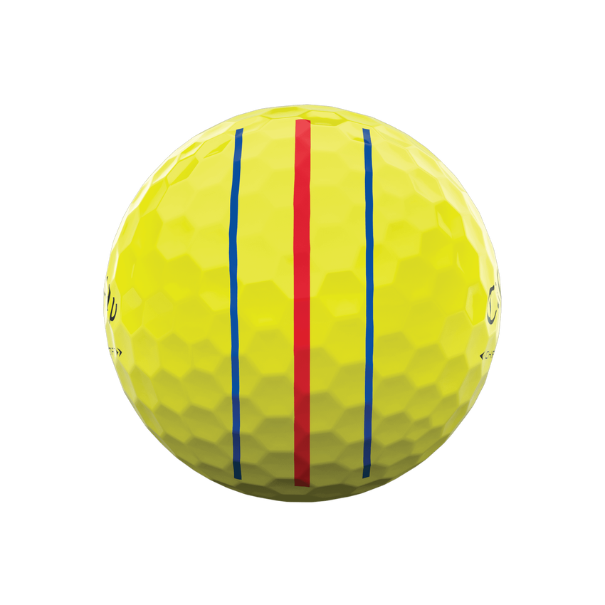 Callaway 2022 Chrome Soft Triple Track Golf Balls Yellow 12 Pack