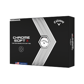 Callaway 2022 Chrome Soft X Golf Balls White 12 Pack