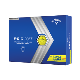 Callaway ERC Soft Triple Track Yellow Golf Balls 12 Pack 23