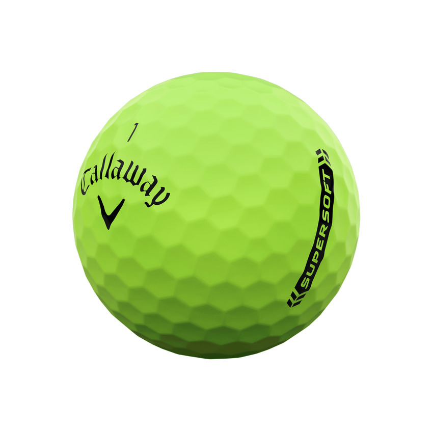 Callaway Supersoft 2023 Golf Balls - Matte Green