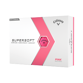 Callaway Supersoft 2023 Golf Balls - Matte Pink