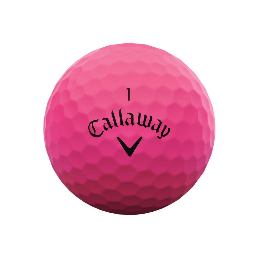 Callaway Supersoft 2023 Golf Balls - Matte Pink