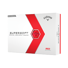 Callaway Supersoft 2023 Golf Balls - Matte Red