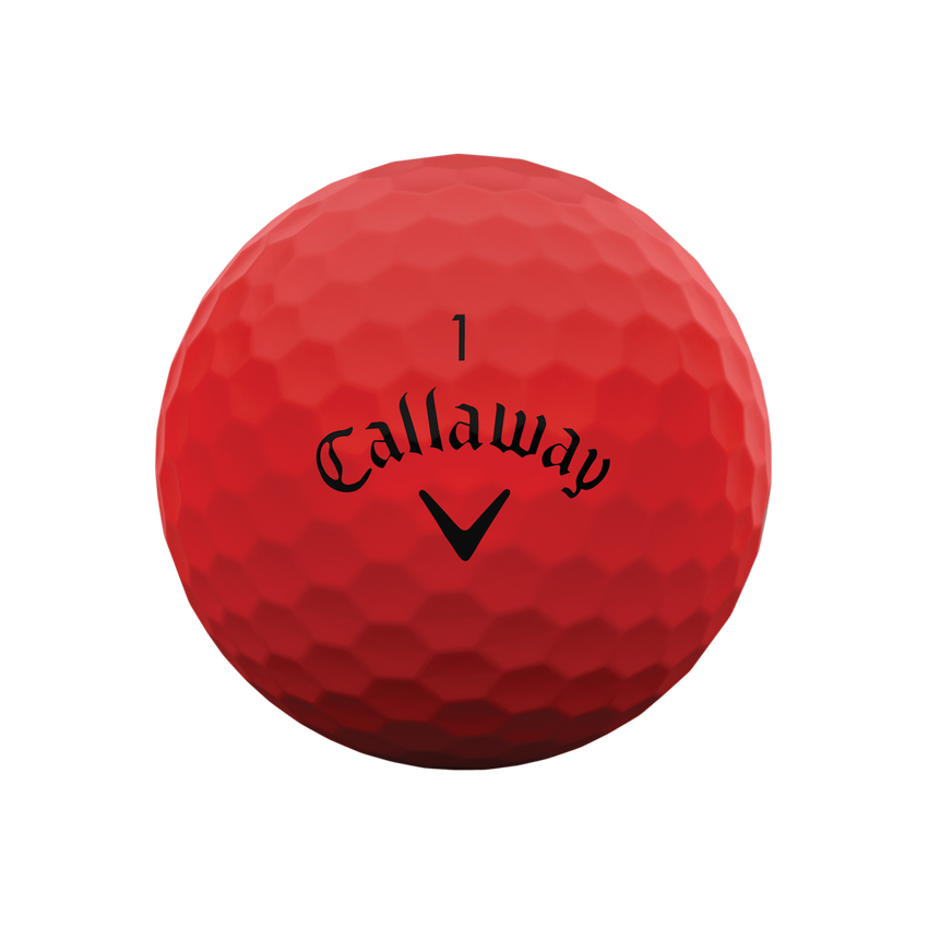 Callaway Supersoft 2023 Golf Balls - Matte Red