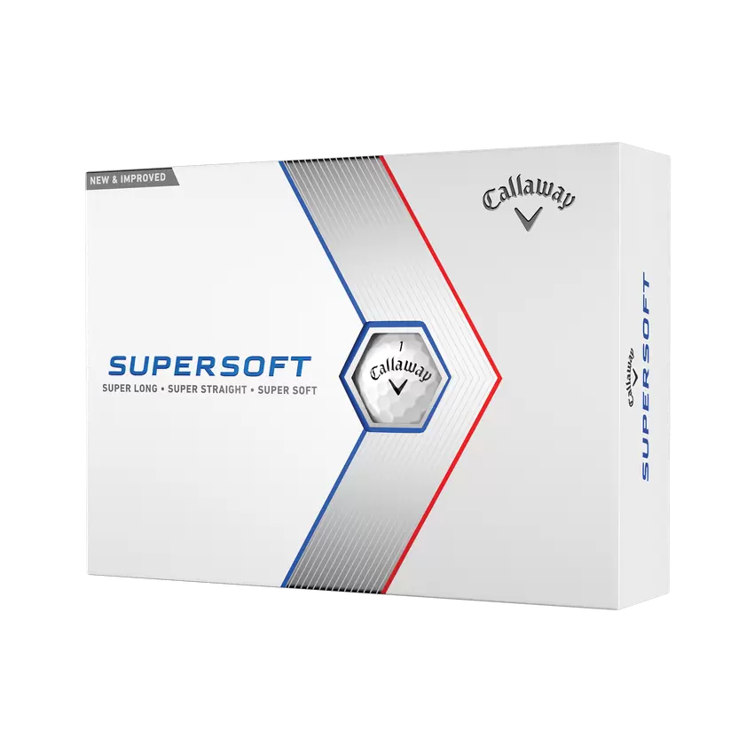 Callaway Supersoft 2023 Golf Balls - White