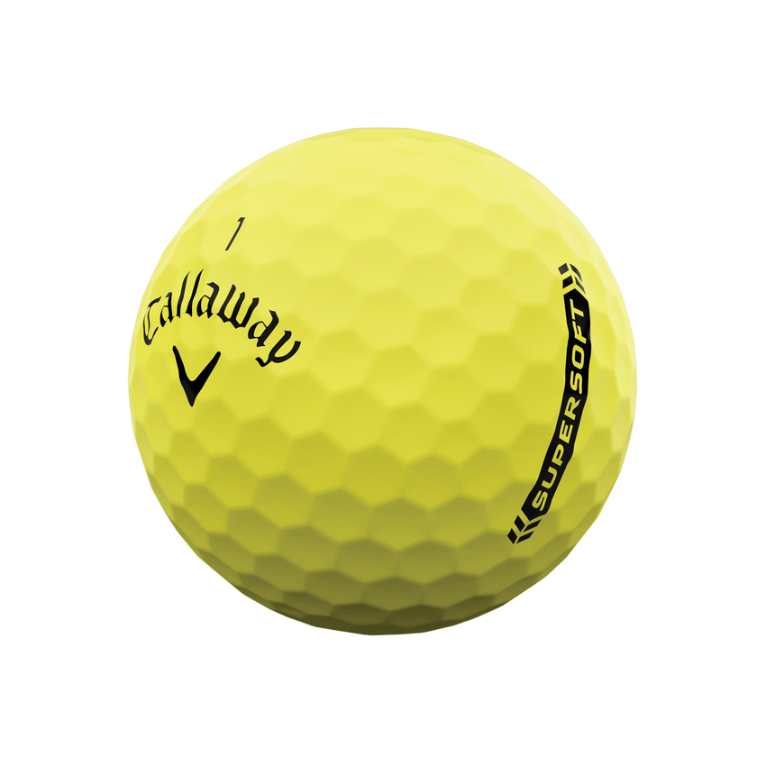 Callaway Supersoft 2023 Golf Balls - Yellow