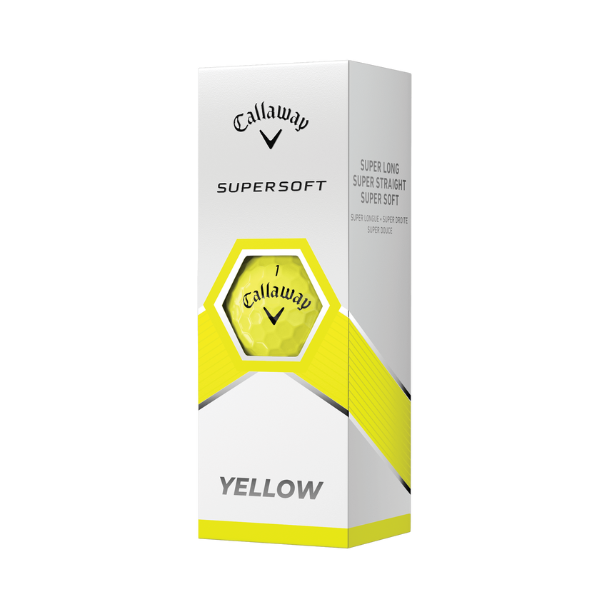 Callaway Supersoft 2023 Golf Balls - Yellow