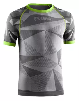 Camiseta Lurbel Samba Short Sleeves Trail Running Gris Verde