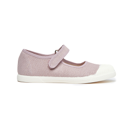 Canvas Mary Jane Sneakers in Lilac