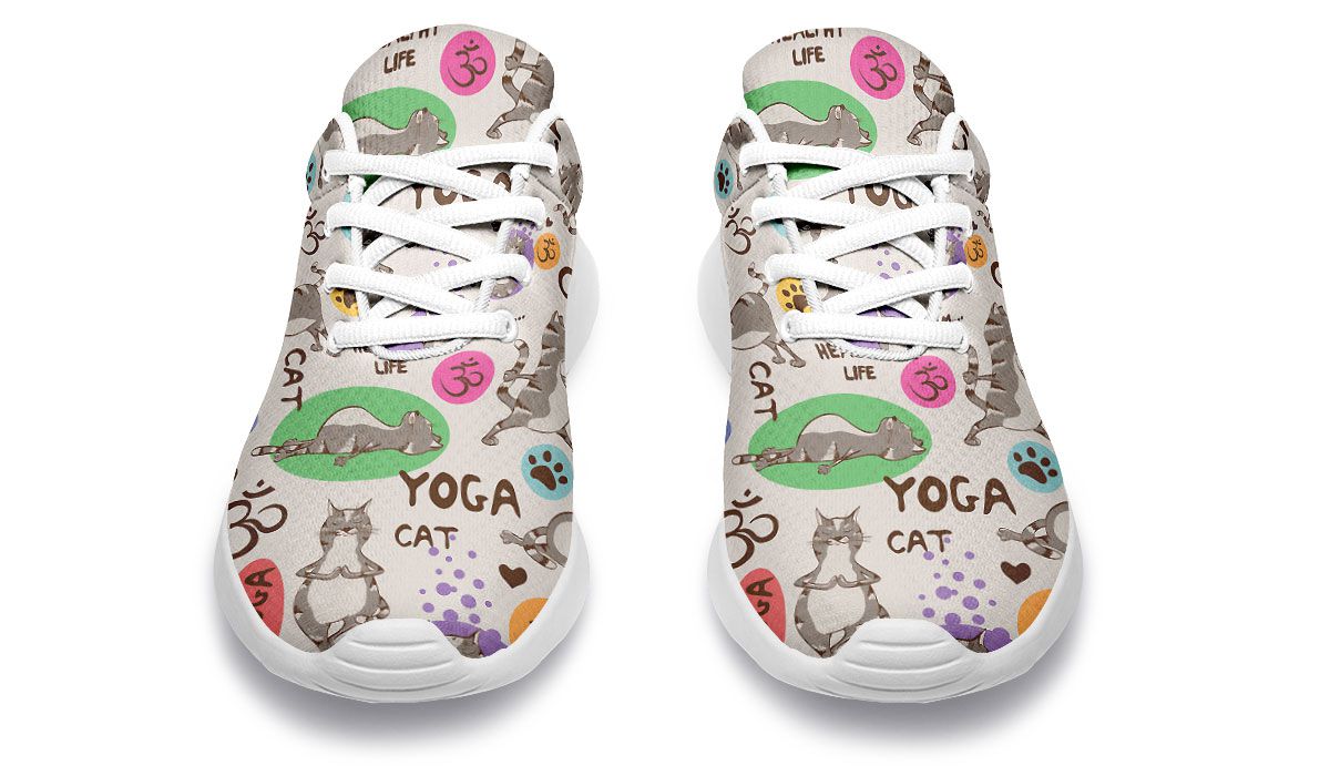 Chat Yoga, Chat Humour, Chat Mignon Baskets Basses - CHCHAT001