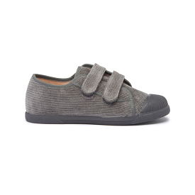 Corduroy Double Sneakers in Grey