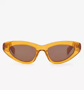 Cosmos Keeper Acetate Sunglasses | Burnt Orange with Smokey Brown Lens