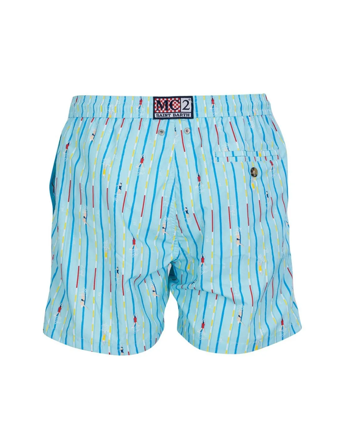 Costume MC2 Saint Barth uomo Lighting swim race azzurro PE22