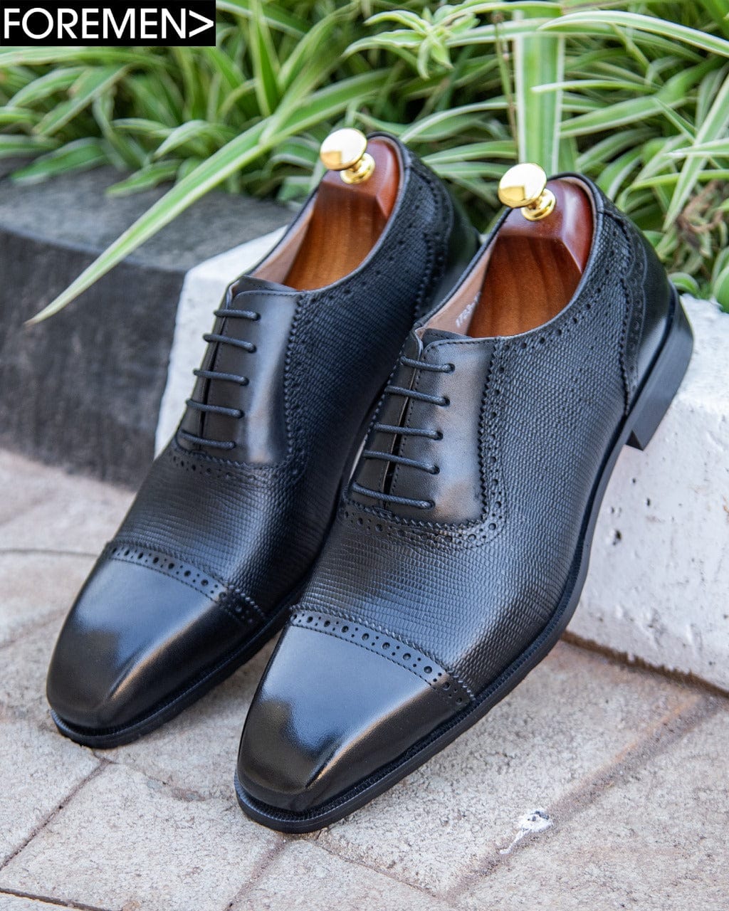 CULLINAN | Black Adelaide Oxfords