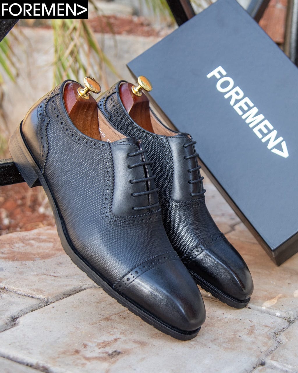 CULLINAN | Black Adelaide Oxfords