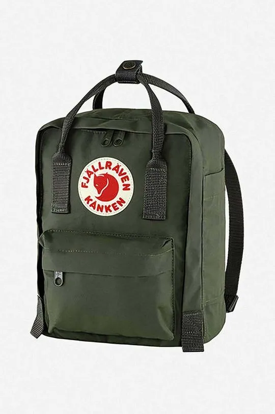 Fjallraven backpack Kanken Mini green color