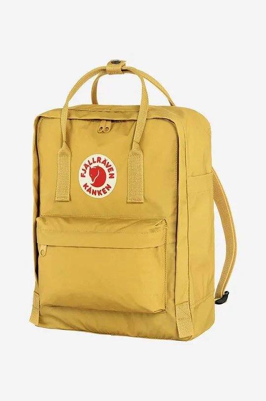 Fjallraven backpack Kanken yellow color