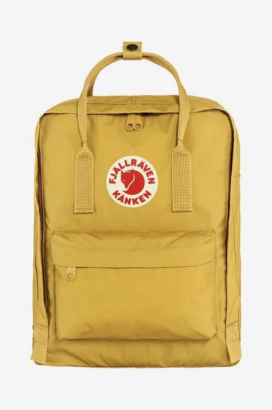 Fjallraven backpack Kanken yellow color