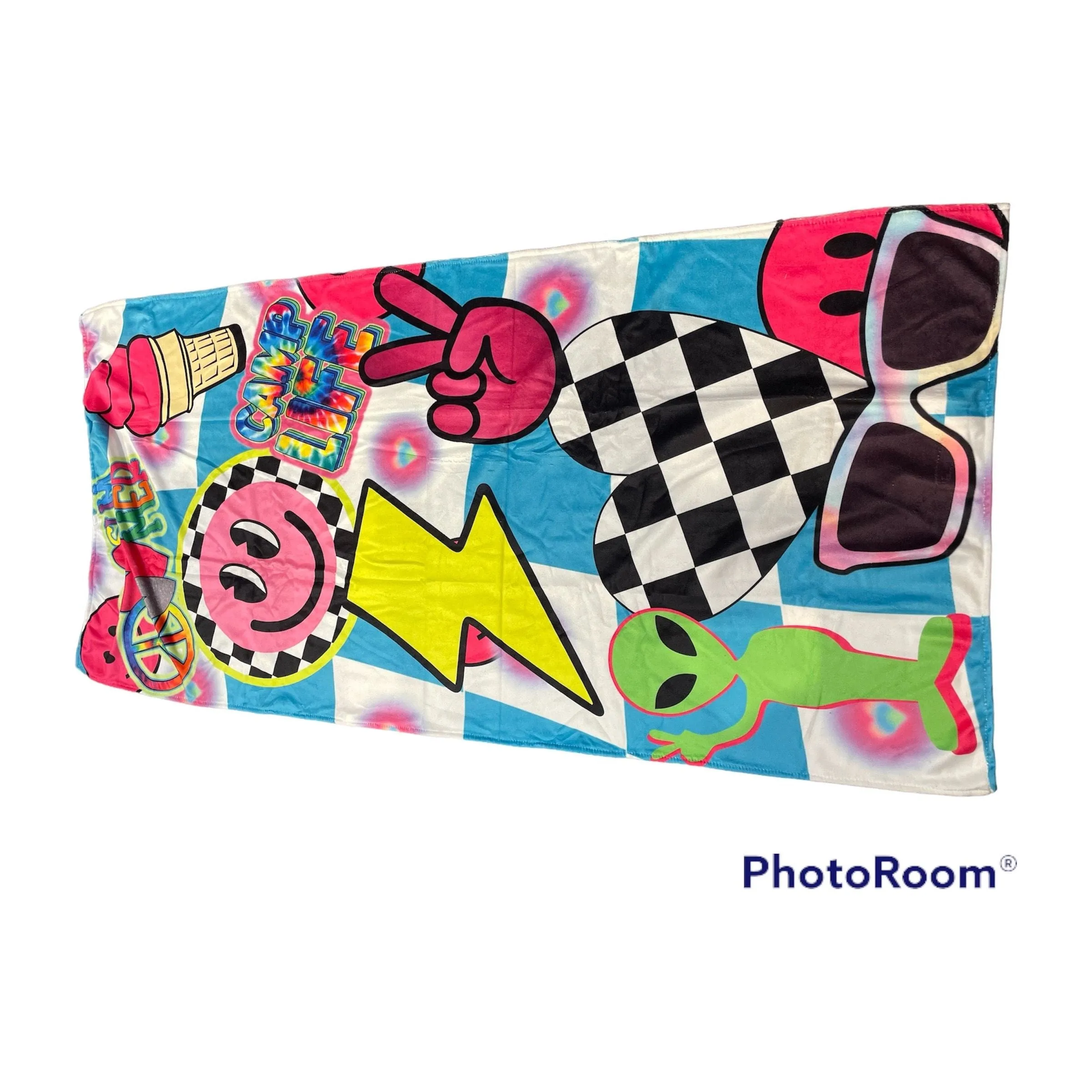 girls sunglasses towel