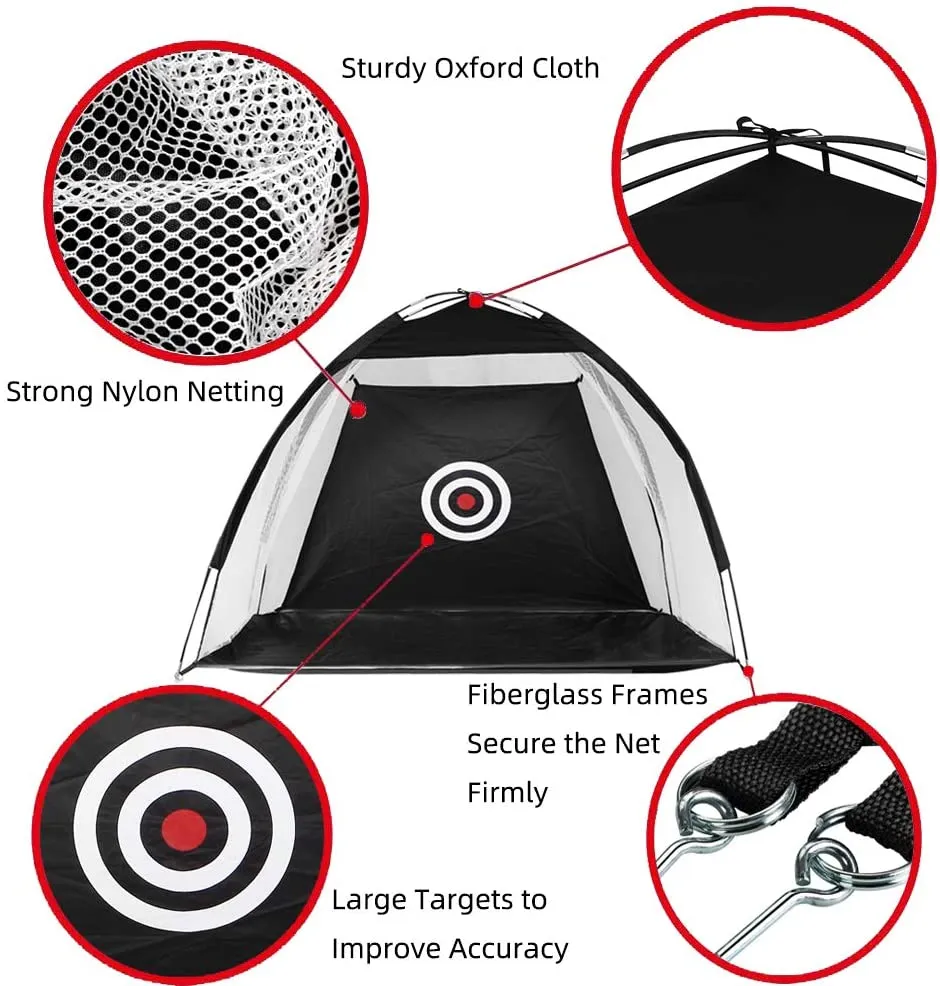 Golf Practice Net & Golf Mats - Home Golf Hitting Nets & Mat ( Sale)