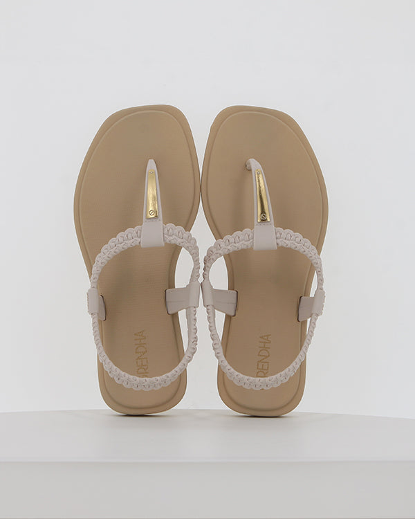 Grendha Gaia Sandal Beige White