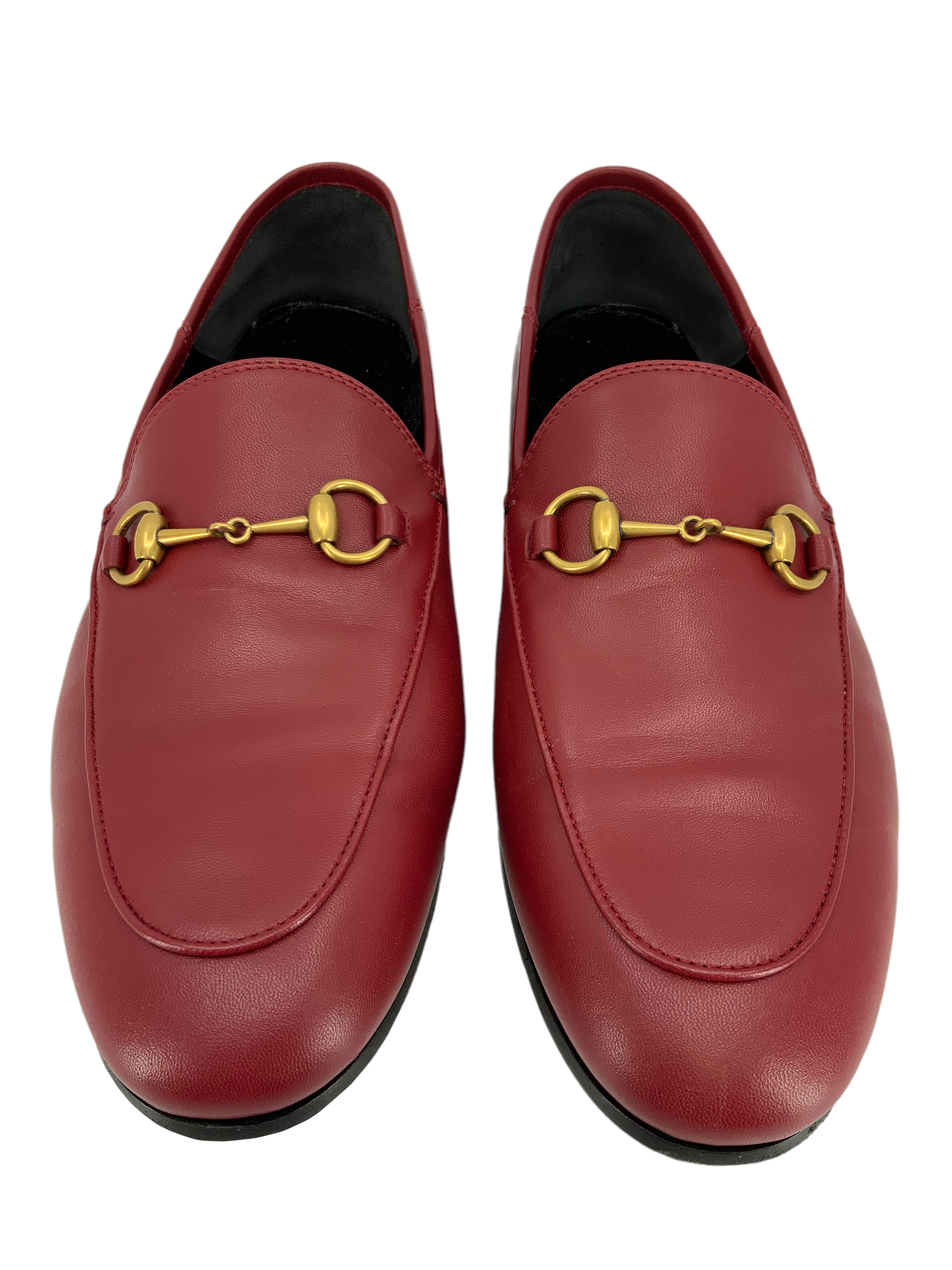 Gucci Agnello Plonge Horsebit Loafers Size 8.5