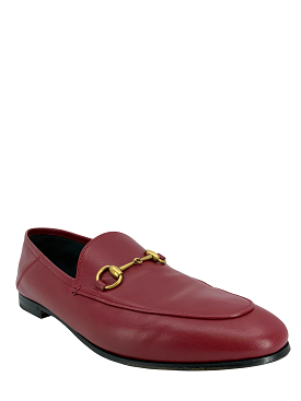 Gucci Agnello Plonge Horsebit Loafers Size 8.5