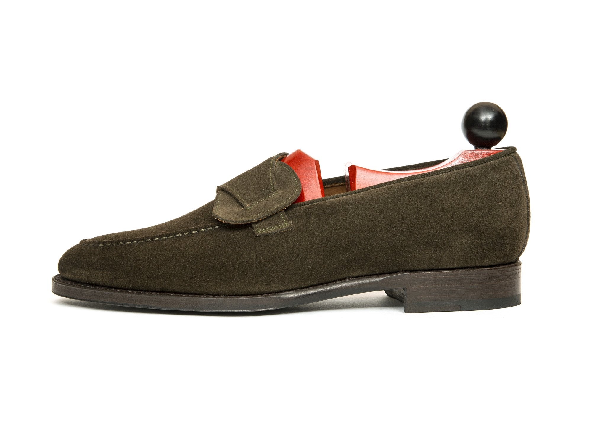 Hawthorne - MTO - Moss Suede - TMG Last - Single Leather Sole