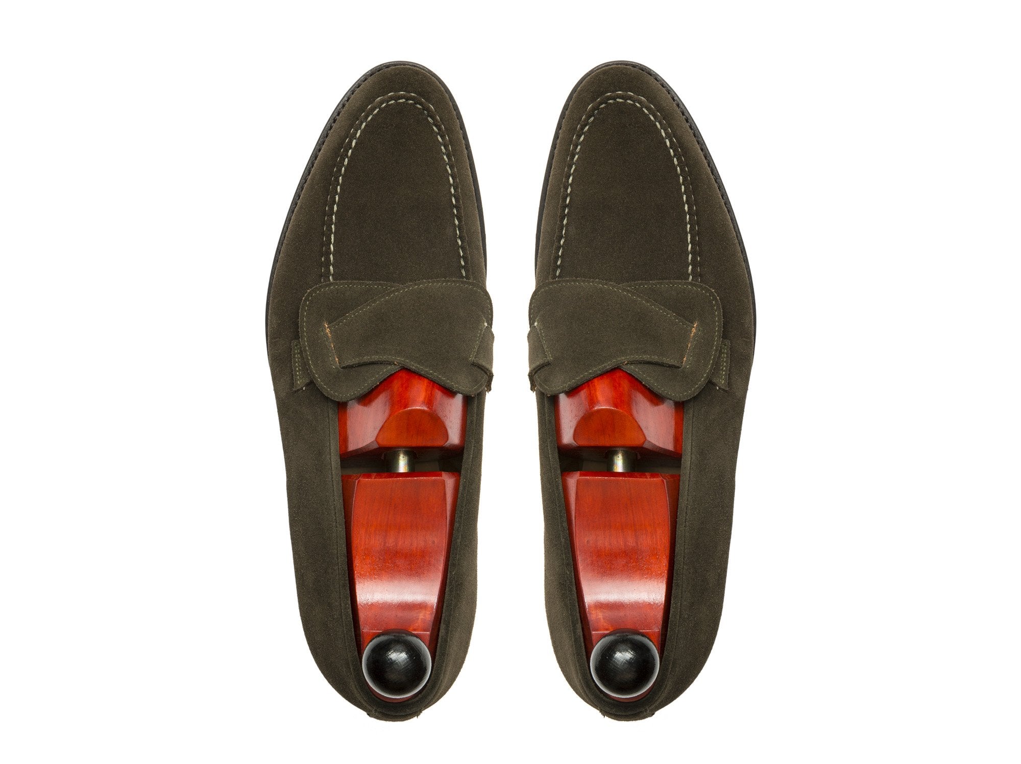 Hawthorne - MTO - Moss Suede - TMG Last - Single Leather Sole