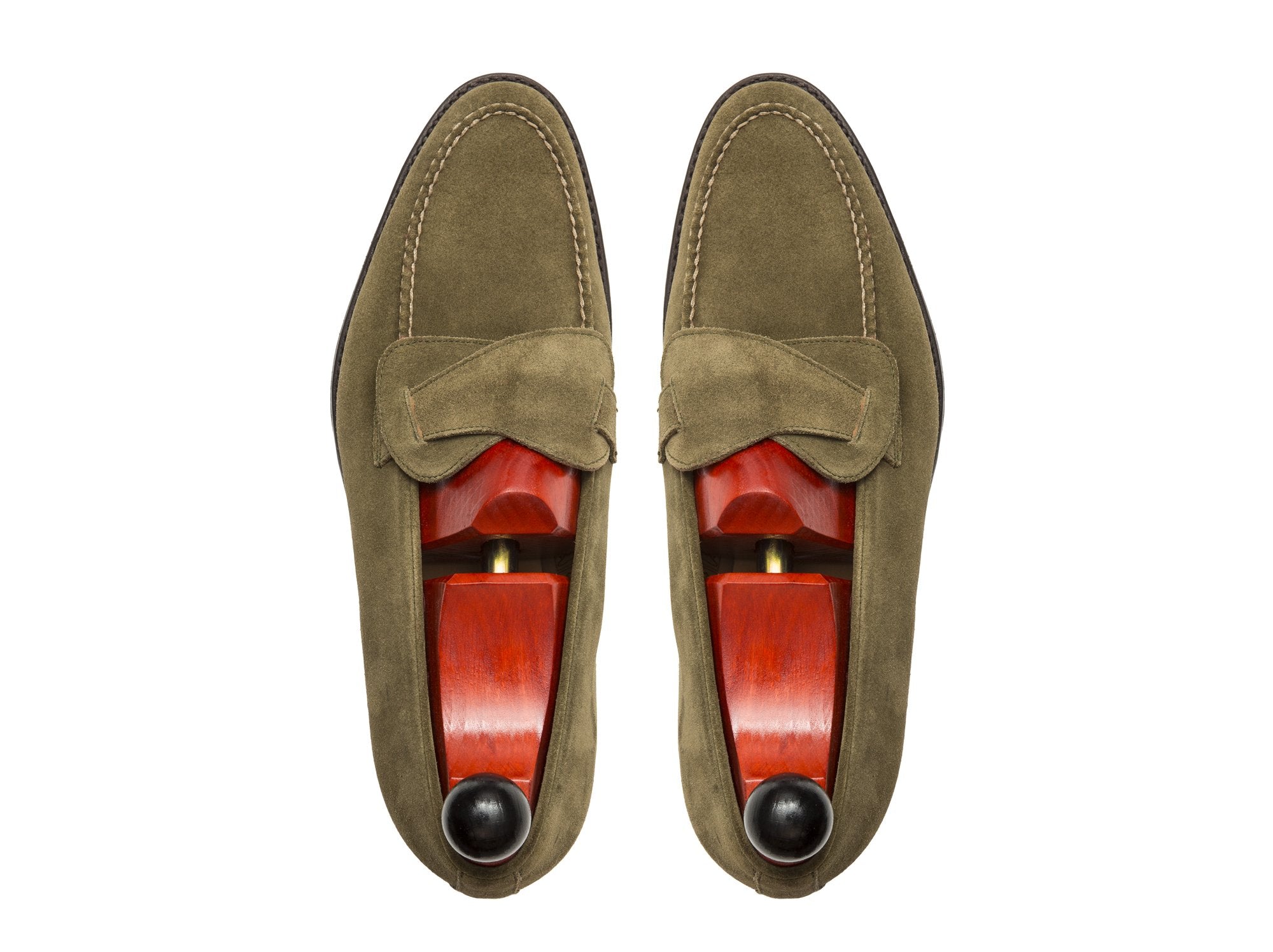 Hawthorne - MTO - Olive Suede - TMG Last - Single Leather Sole