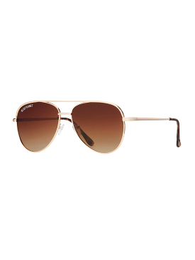 Jessie Gold Gradient Polarized Sunglasses