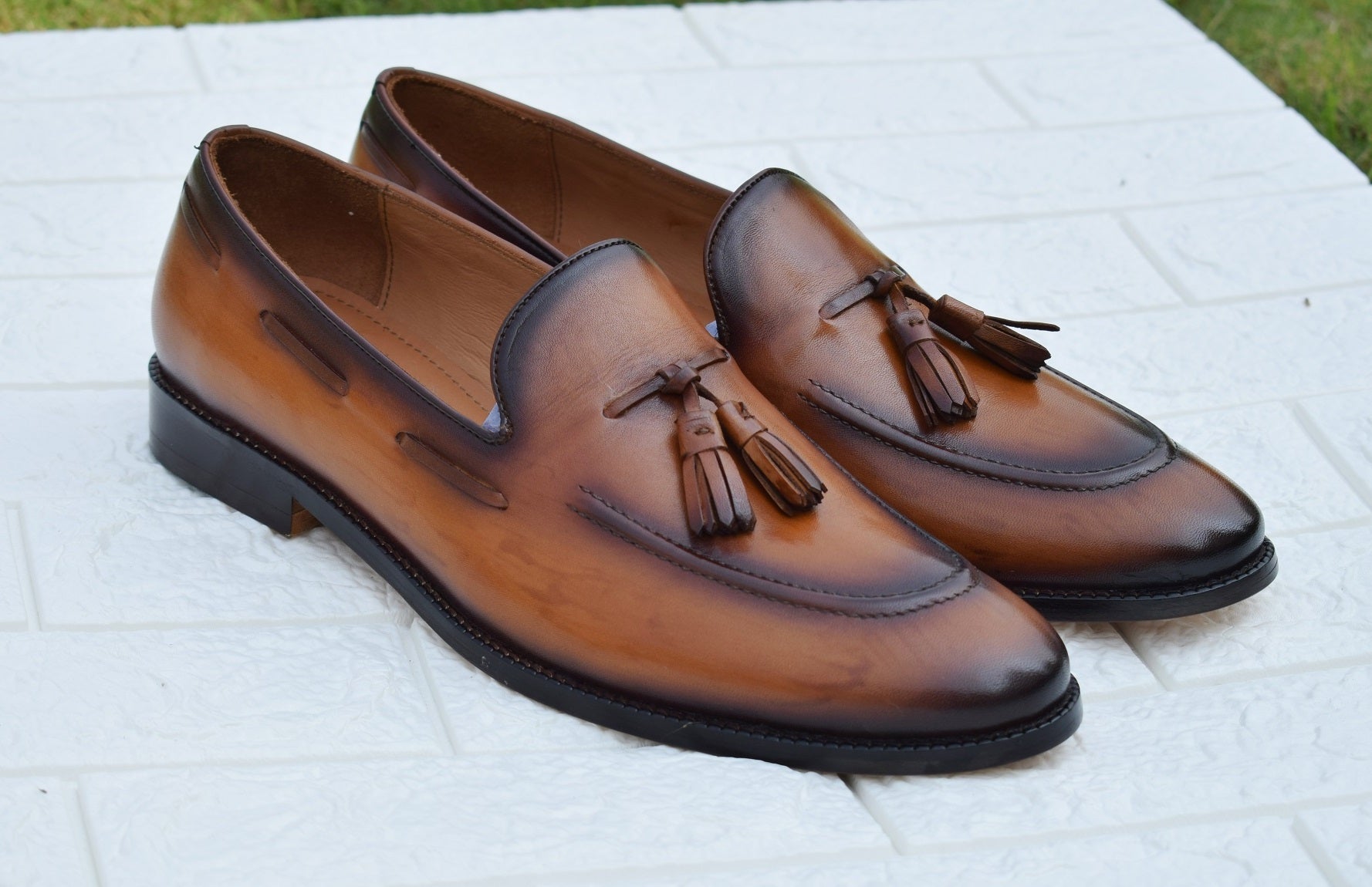 Kasper Handmade Leather Sole Loafers