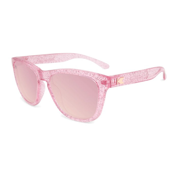 Knockaround Pink Sparkle Premium Kids Sunglasses