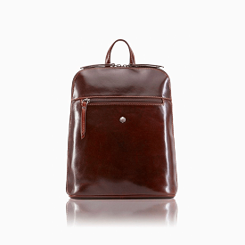 Ladies Slim Backpack, Tobacco