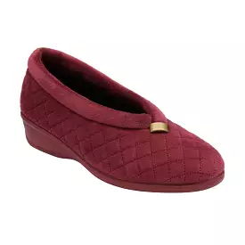 Lotus Bordo Eadie Wedge Slippers