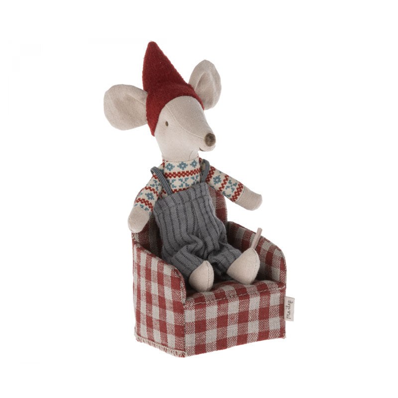 Maileg Chair, Mouse, Rose