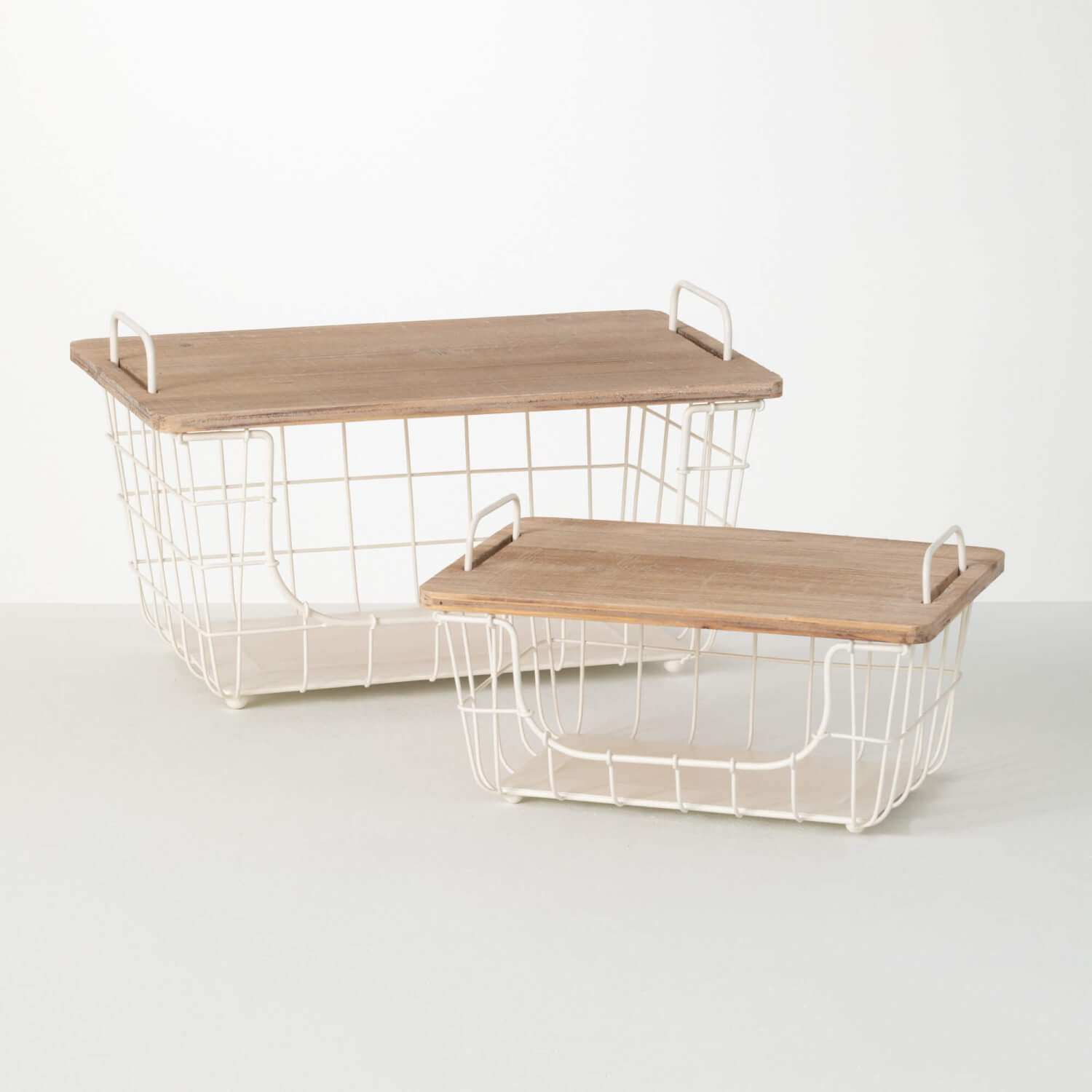 Mesh Kitchen Storage Bin Set