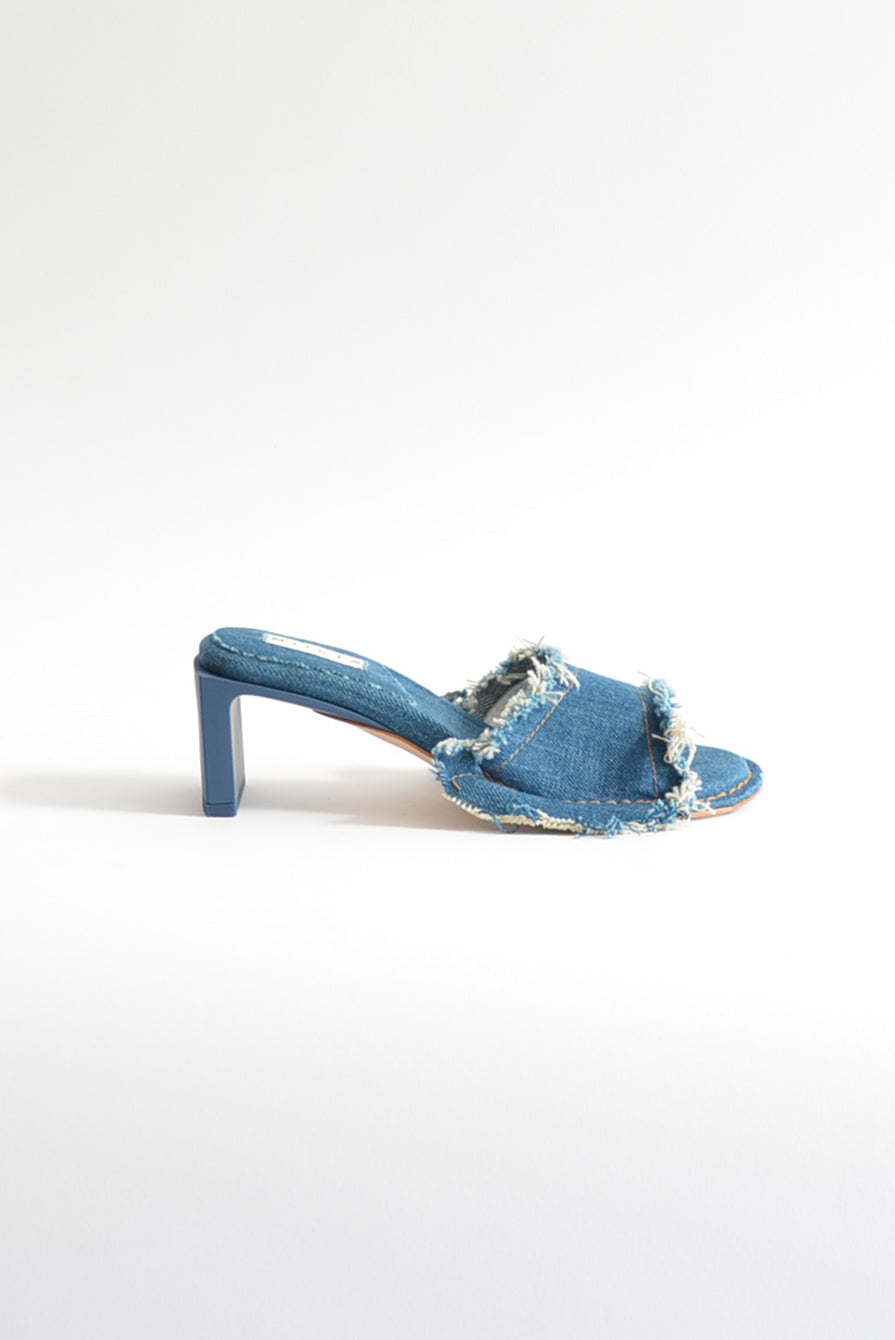 Miista Marguerite Denim Sandals